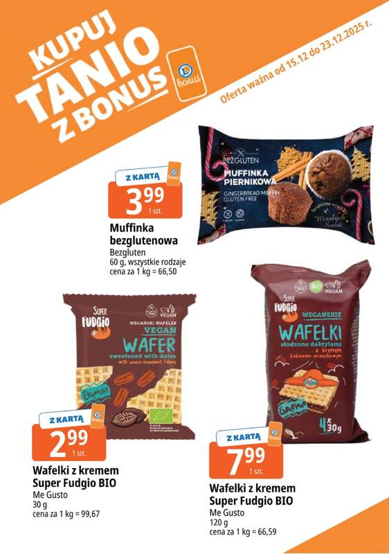 Leclerc - gazetka promocyjna Oferta E.Leclerc I Kupuj tanio z bonus od poniedziałku 15.12 do wtorku 23.12 - strona 21