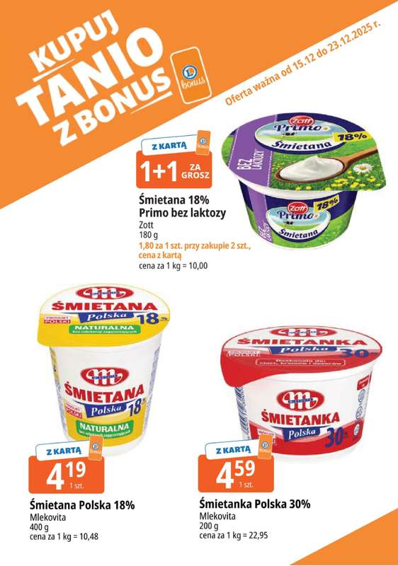 Leclerc - gazetka promocyjna Oferta E.Leclerc I Kupuj tanio z bonus od poniedziałku 15.12 do wtorku 23.12 - strona 3