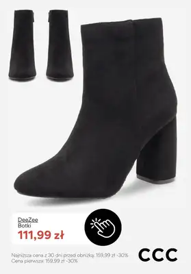 CCC - gazetka promocyjna Botki na obcasie - PROMOCJE od soboty 20.12  - strona 9