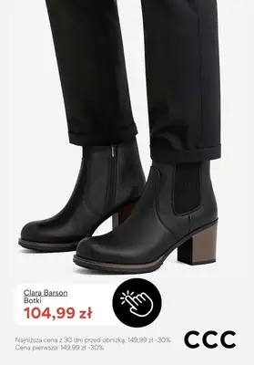 CCC - gazetka promocyjna Botki na obcasie - PROMOCJE od soboty 20.12  - strona 5