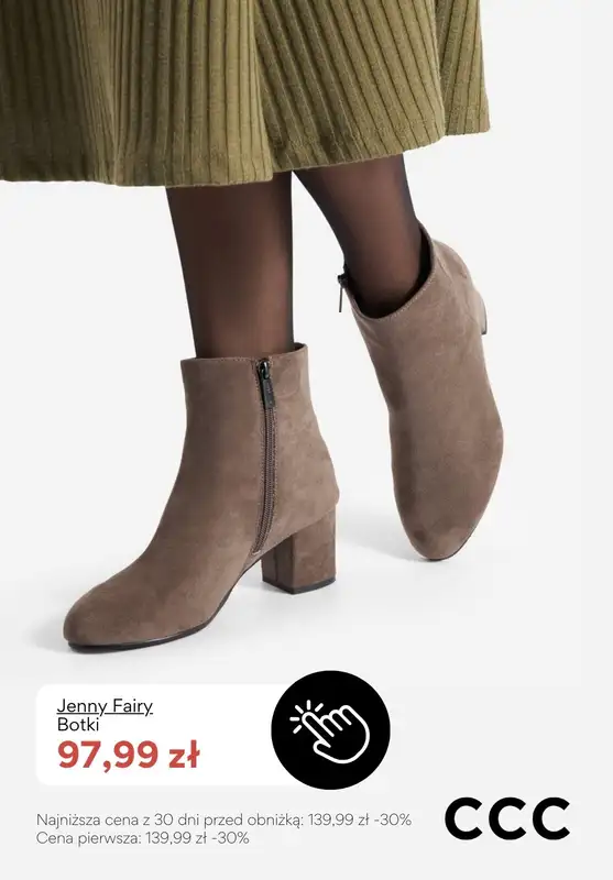 CCC - gazetka promocyjna Botki na obcasie - PROMOCJE od soboty 20.12  - strona 2