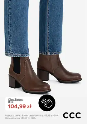 CCC - gazetka promocyjna Botki na obcasie - PROMOCJE od soboty 20.12  - strona 6