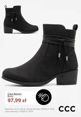 CCC - gazetka promocyjna Botki na obcasie - PROMOCJE od soboty 20.12  - strona 3