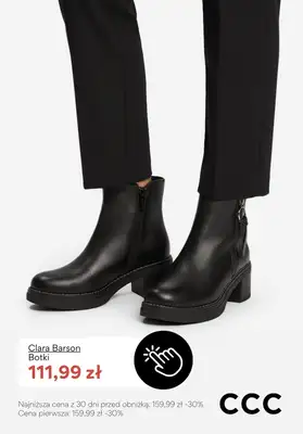 CCC - gazetka promocyjna Botki na obcasie - PROMOCJE od soboty 20.12  - strona 8