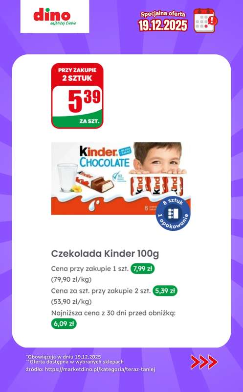 Dino - gazetka promocyjna Specjalna oferta na 19.12.2025 - promocje spoza gazetki od piątku 19.12 do piątku 19.12 - strona 6