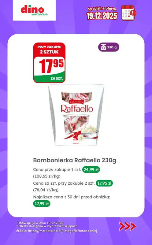 Dino - gazetka promocyjna Specjalna oferta na 19.12.2025 - promocje spoza gazetki od piątku 19.12 do piątku 19.12 - strona 9