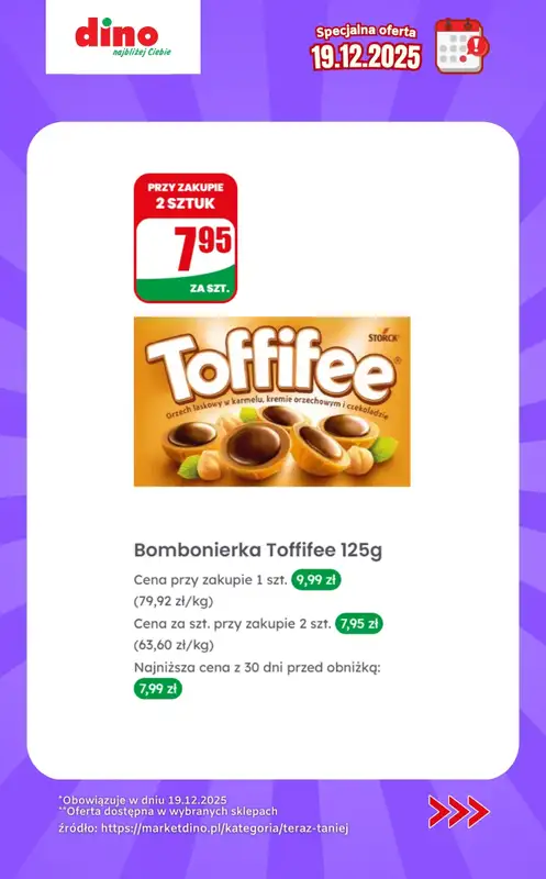 Dino - gazetka promocyjna Specjalna oferta na 19.12.2025 - promocje spoza gazetki od piątku 19.12 do piątku 19.12 - strona 8