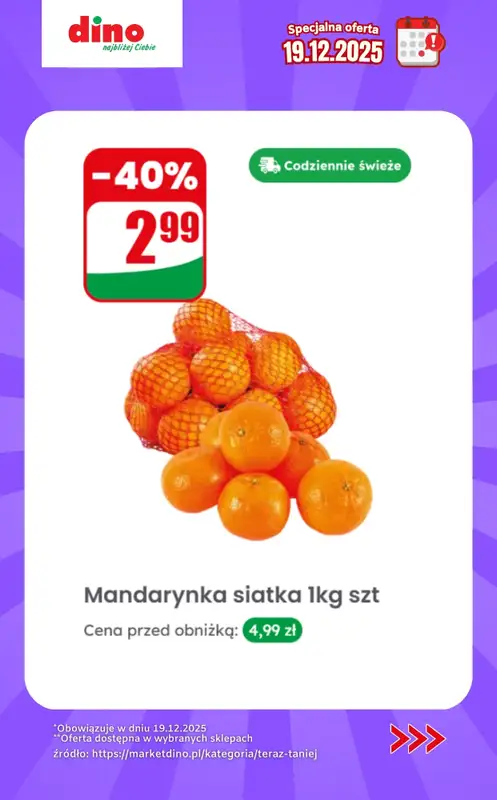 Dino - gazetka promocyjna Specjalna oferta na 19.12.2025 - promocje spoza gazetki   - strona 2