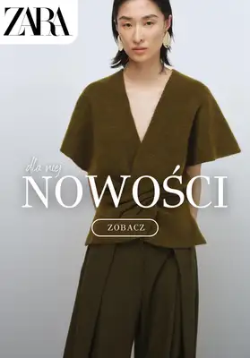 Zara - gazetka promocyjna NOWOŚCI dla niej od piątku 19.12 