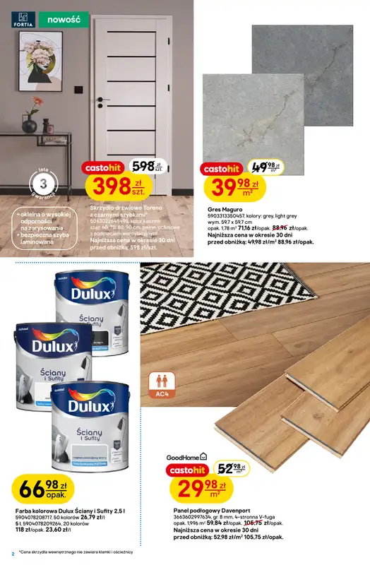 Castorama - gazetka promocyjna Przechowywanie i odświeżanie domu od piątku 02.01 do wtorku 13.01 - strona 2