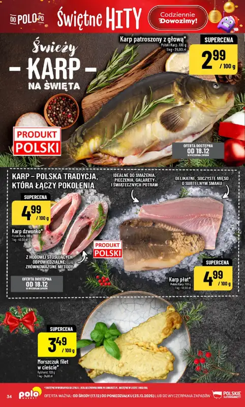 POLOmarket - gazetka promocyjna Gazetka od środy 17.12 do wtorku 23.12 - strona 34