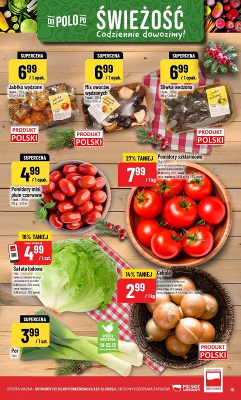 POLOmarket - gazetka promocyjna Gazetka od środy 17.12 do wtorku 23.12 - strona 19
