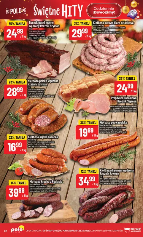 POLOmarket - gazetka promocyjna Gazetka od środy 17.12 do wtorku 23.12 - strona 20