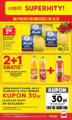 POLOmarket - gazetka promocyjna Gazetka od środy 17.12 do wtorku 23.12 - strona 5