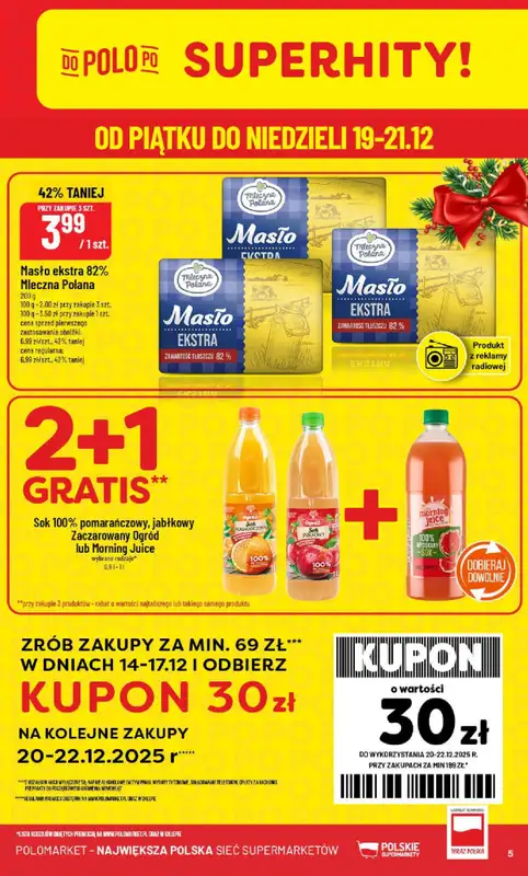 POLOmarket - gazetka promocyjna Gazetka od środy 17.12 do wtorku 23.12 - strona 5