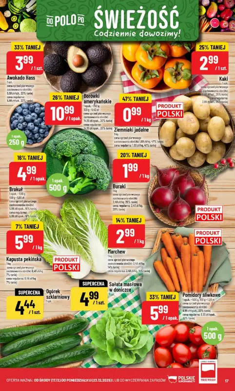 POLOmarket - gazetka promocyjna Gazetka od środy 17.12 do wtorku 23.12 - strona 17