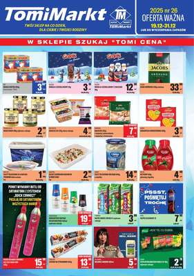Tomi Markt - gazetka promocyjna Gazetka od piątku 19.12 do środy 31.12