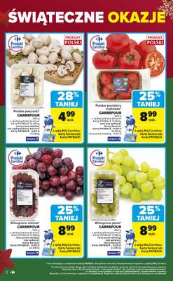 Carrefour Market - gazetka promocyjna Gazetka Świąteczne okazje od niedzieli!  do wtorku 23.12 - strona 2