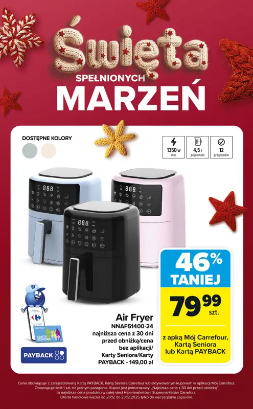 Carrefour Market - gazetka promocyjna Gazetka Świąteczne okazje od niedzieli! od niedzieli 21.12 do wtorku 23.12 - strona 9