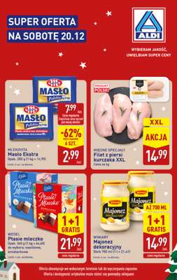 Aldi - gazetka promocyjna Super oferta na sobotę 20.12! od soboty 20.12 do soboty 20.12