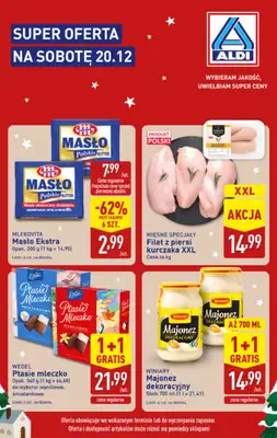 Aldi - gazetka promocyjna Super oferta na sobotę 20.12! od soboty 20.12 do soboty 20.12