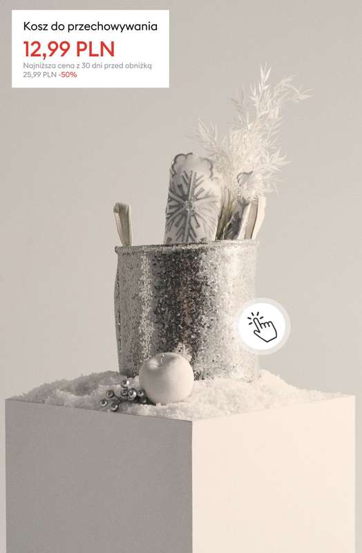 Sinsay - gazetka promocyjna Wyprzedaż do -50% | Dom od piątku 19.12  - strona 12