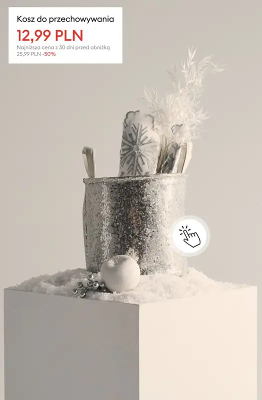 Sinsay - gazetka promocyjna Wyprzedaż do -50% | Dom od piątku 19.12  - strona 12