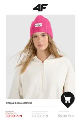 4F - gazetka promocyjna Wyprzedaż do -50%: okazje do 100 zł! od piątku 19.12 do środy 31.12 - strona 10