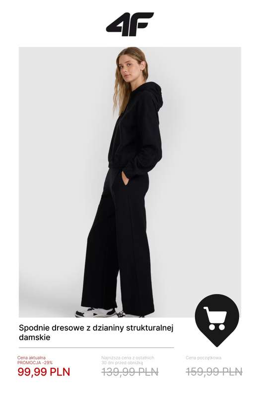 4F - gazetka promocyjna Wyprzedaż do -50%: okazje do 100 zł! od piątku 19.12 do środy 31.12 - strona 9