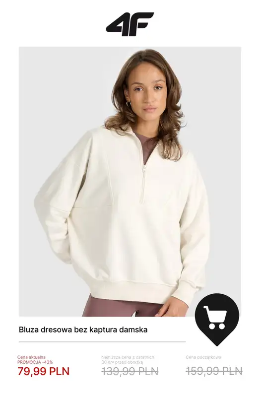 4F - gazetka promocyjna Wyprzedaż do -50%: okazje do 100 zł! od piątku 19.12 do środy 31.12 - strona 6