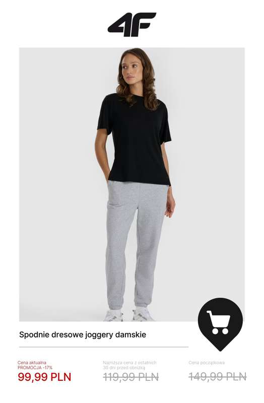 4F - gazetka promocyjna Wyprzedaż do -50%: okazje do 100 zł! od piątku 19.12 do środy 31.12 - strona 4