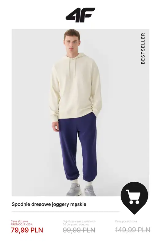 4F - gazetka promocyjna Wyprzedaż do -50%: okazje do 100 zł! od piątku 19.12 do środy 31.12 - strona 12