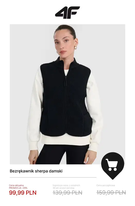 4F - gazetka promocyjna Wyprzedaż do -50%: okazje do 100 zł! od piątku 19.12 do środy 31.12 - strona 8