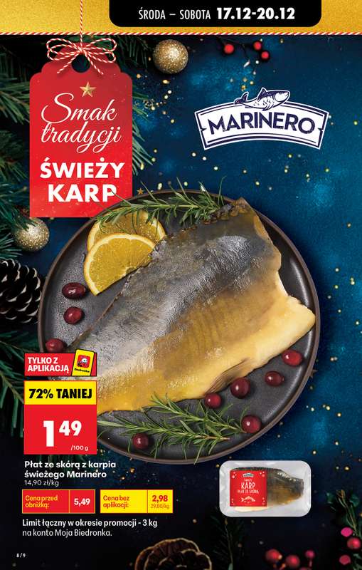 Biedronka - gazetka promocyjna Od środy, Z ladą tradycyjną od środy 17.12 do wtorku 23.12 - strona 25