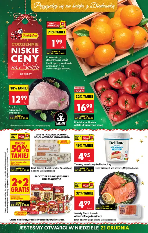 Biedronka - gazetka promocyjna Od środy, Z ladą tradycyjną  