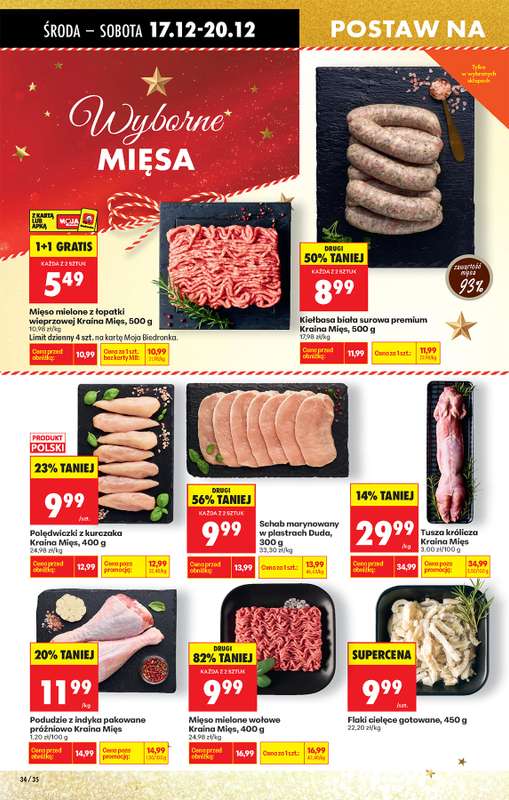 Biedronka - gazetka promocyjna Od środy, Z ladą tradycyjną od środy 17.12 do wtorku 23.12 - strona 50