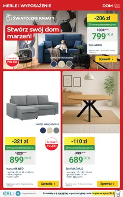ERLI - gazetka promocyjna MEGA RABATY na dekoracje i meble do domu! od piątku 19.12 do niedzieli 21.12 - strona 4