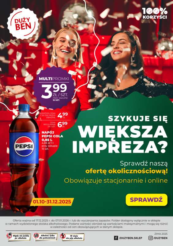 Duży Ben - gazetka promocyjna Gazetka piwna od środy 17.12 do środy 07.01 - strona 33