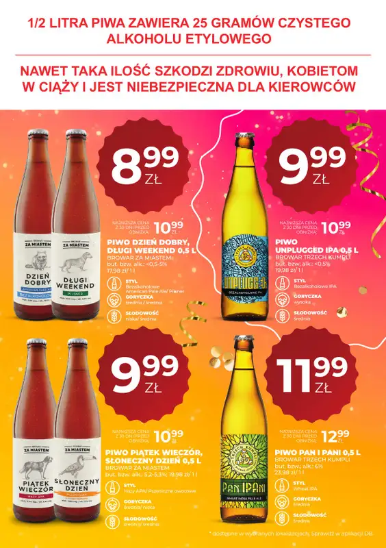 Duży Ben - gazetka promocyjna Gazetka piwna od środy 17.12 do środy 07.01 - strona 17