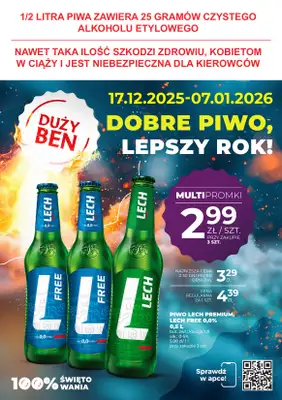 Duży Ben - gazetka promocyjna Gazetka piwna od środy 17.12 do środy 07.01