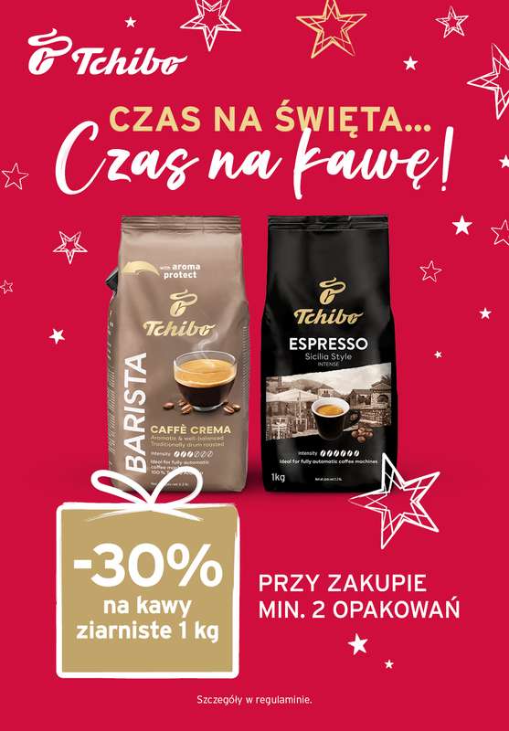 Tchibo - gazetka promocyjna Czas na Święta, czas na kawę! od wtorku 16.12 do środy 31.12