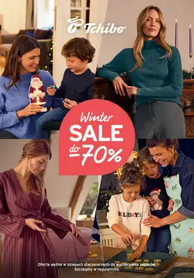 Tchibo - gazetka promocyjna Winter Sale do -70% w Tchibo! od poniedziałku 22.12 do środy 31.12
