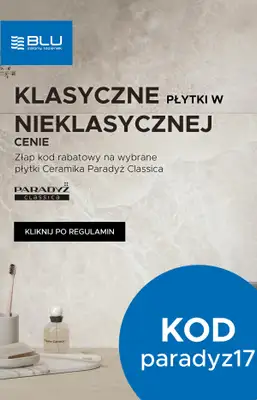 Blu Salony Łazienek - gazetka promocyjna Promocja Ceramika Paradyż od środy 07.01 do soboty 31.01