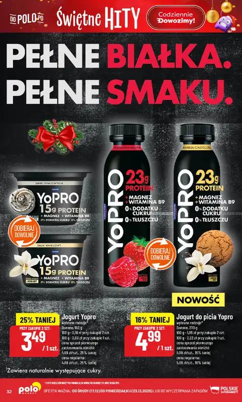 POLOmarket - gazetka promocyjna Gazetka od środy 17.12 do wtorku 23.12 - strona 32