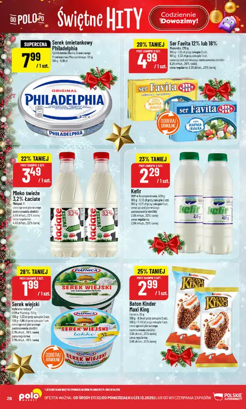 POLOmarket - gazetka promocyjna Gazetka od środy 17.12 do wtorku 23.12 - strona 28