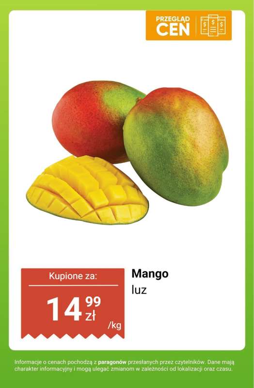 Dino - gazetka promocyjna Owoce i warzywa - przegląd cen od poniedziałku 22.12 do wtorku 23.12 - strona 8