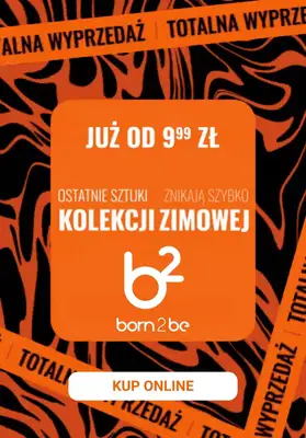 Born2be - gazetka promocyjna Od 9,99 zł końcówki zimowej kolekcji od piątku 19.12 do środy 31.12