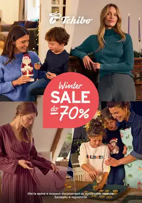 Tchibo - gazetka promocyjna Winter Sale do -70% w Tchibo! od poniedziałku 22.12 do soboty 31.01