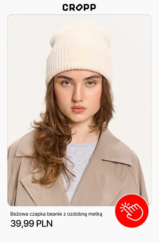 Cropp - gazetka promocyjna Akcesoria zimowe dla niej od czwartku 18.12  - strona 5