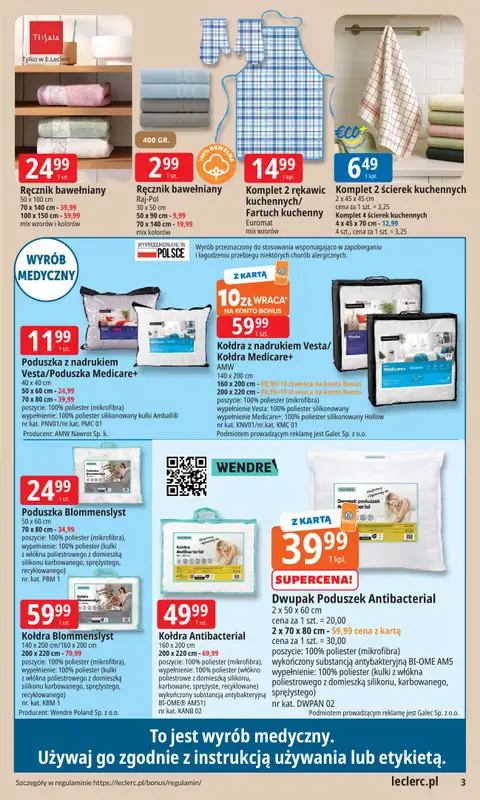 Leclerc - gazetka promocyjna Oferta E.Leclerc | Wybór w dobrej cenie   - strona 3